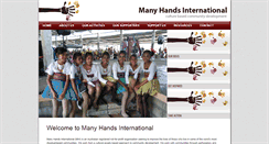 Desktop Screenshot of manyhands.org.au